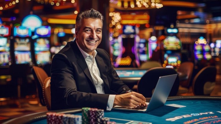 Pengguna menikmati hiburan sports dan casino setelah mendaftar di mahaspin